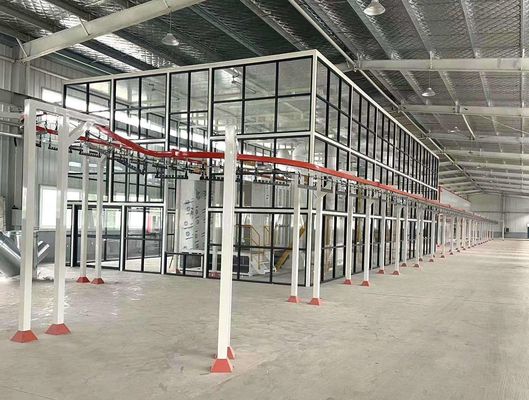 Full-Automatic Overhead Conveyor Powder Coating Line Eliminate Manual Handling Maximize Throughput And Ensure Consistent Powder Coating