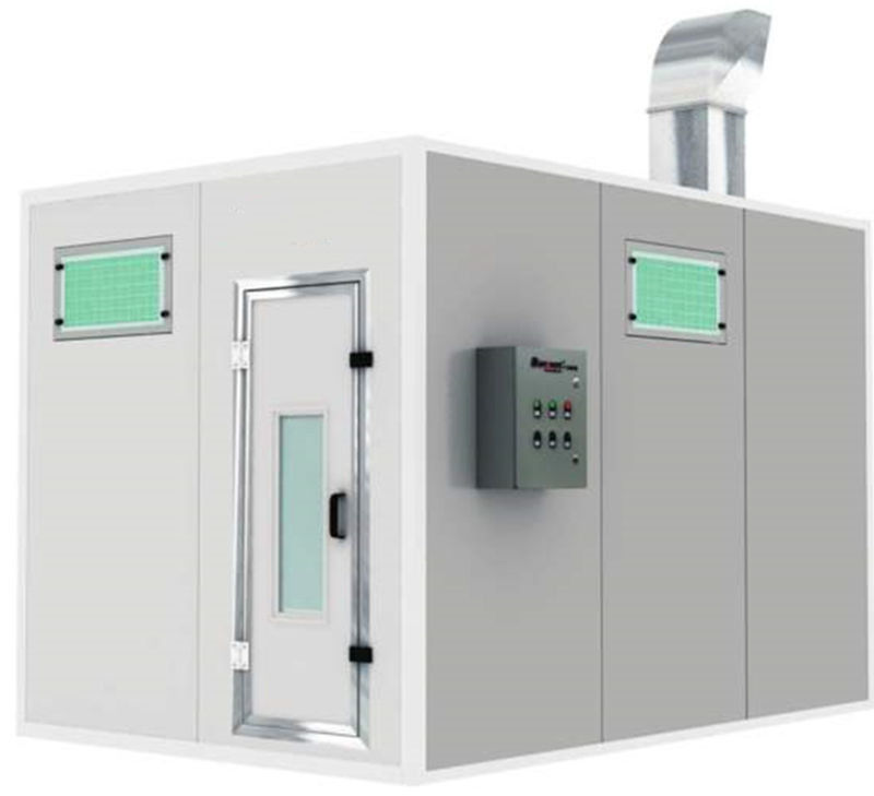 Ventilated Paint Mixing Room & Chemical Kitchen for Safe Solvent Storage