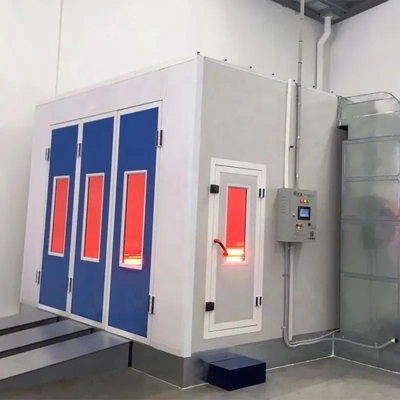 내구성 30kW 상업용 차량 페인트 부스 흰색 페인트 부스 코팅 전기 난방