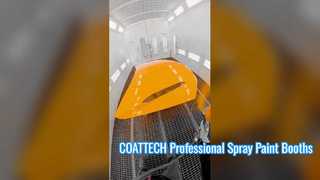 COATTECH 전문 스프레이 페인트 부스 | 고급 적외선 경화 및 CE 인증