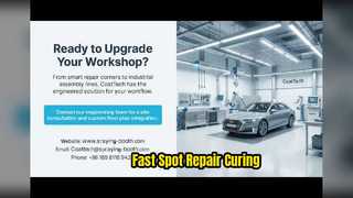 부분 수리용 단파 적외선 경화 램프