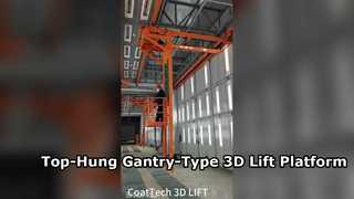 상부걸이형 갠트리형 3D 리프트 플랫폼